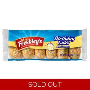 Mrs Freshley's Birthday Cake Mini Donuts 96g